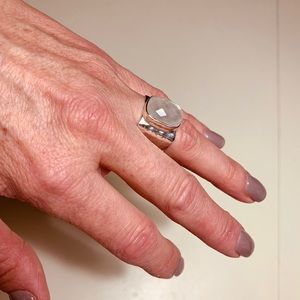 Sundance sterling silver and stone ring.